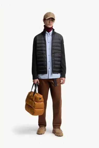 Moncler Padded Zip-up Cardigan | Thumbnail 3 Moncler Padded Zip-up Cardigan | Thumbnail 3