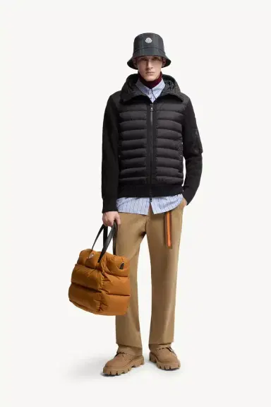 Moncler Padded Zip-up Cardigan | Thumbnail 3 Moncler Padded Zip-up Cardigan | Thumbnail 3