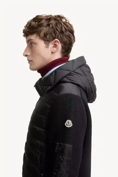 Moncler Padded Zip-up Cardigan | Thumbnail 4 Moncler Padded Zip-up Cardigan | Thumbnail 4
