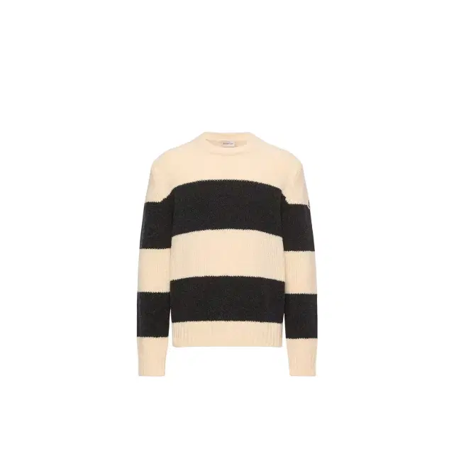 Moncler Striped Wool Blend Bouclé Sweater