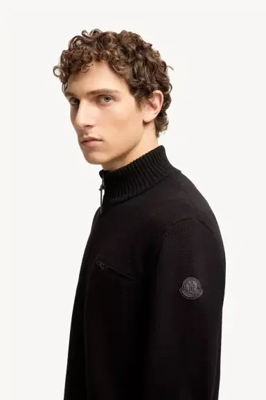 Moncler Wool & Cashmere Blend Turtleneck Sweater | Thumbnail 4 Moncler Wool & Cashmere Blend Turtleneck Sweater | Thumbnail 4