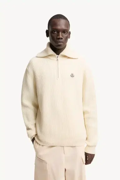 Moncler Logo Rib Wool Turtleneck | Thumbnail 5 Moncler Logo Rib Wool Turtleneck | Thumbnail 5