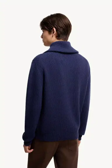 Moncler Logo Rib Wool Turtleneck | Thumbnail 6 Moncler Logo Rib Wool Turtleneck | Thumbnail 6