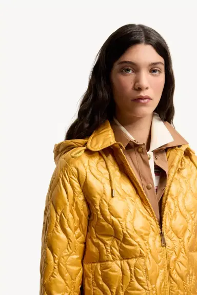 Moncler Balette Geometric Quilted Mid-length Down Jacket | Thumbnail 8 Moncler Balette Geometric Quilted Mid-length Down Jacket | Thumbnail 8