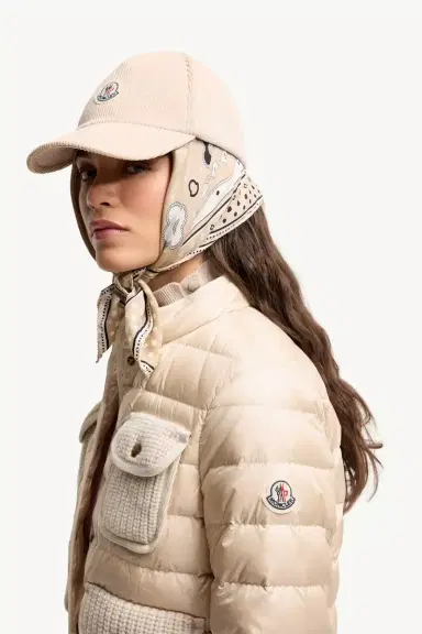 Moncler Furet Wool & Cashmere Trimmed Short Down Jacket | Thumbnail 4