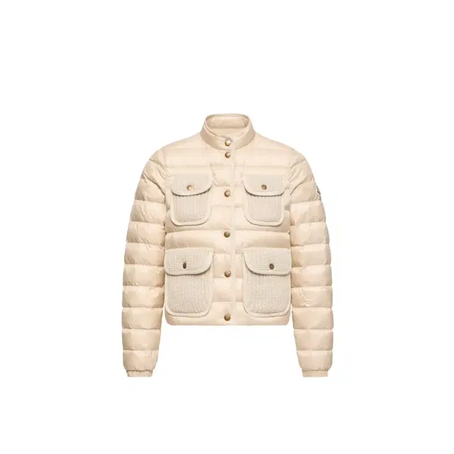 Moncler Furet Wool & Cashmere Trimmed Short Down Jacket