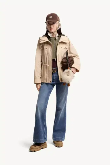 Moncler Serin Hooded Cotton Blend Parka | Thumbnail 3 Moncler Serin Hooded Cotton Blend Parka | Thumbnail 3