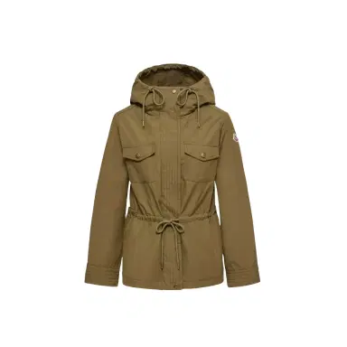 Moncler Serin Hooded Cotton Blend Parka | Thumbnail 1 Moncler Serin Hooded Cotton Blend Parka | Thumbnail 1
