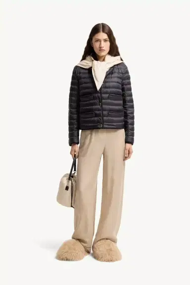 Moncler Circaete Braided Trim Short Down Jacket | Thumbnail 3 Moncler Circaete Braided Trim Short Down Jacket | Thumbnail 3