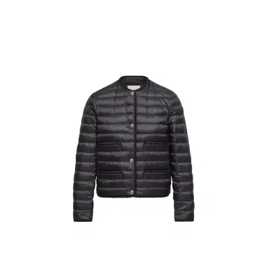 Moncler Circaete Braided Trim Short Down Jacket | Thumbnail 1 Moncler Circaete Braided Trim Short Down Jacket | Thumbnail 1