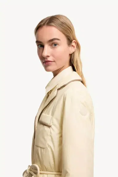 Moncler Tieche Belted Mid-length Down Jacket | Thumbnail 4 Moncler Tieche Belted Mid-length Down Jacket | Thumbnail 4