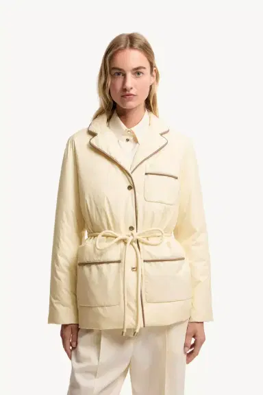 Moncler Tieche Belted Mid-length Down Jacket | Thumbnail 5 Moncler Tieche Belted Mid-length Down Jacket | Thumbnail 5