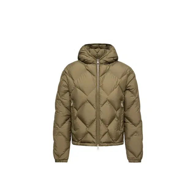 Moncler Arvouinne Hooded Triangle-quilted Short Down Jacket