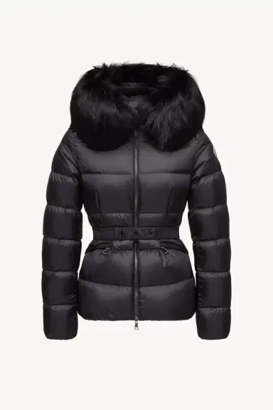 Moncler Boed Hooded Shearling-trimmed Short Down Jacket | Thumbnail 2 Moncler Boed Hooded Shearling-trimmed Short Down Jacket | Thumbnail 2