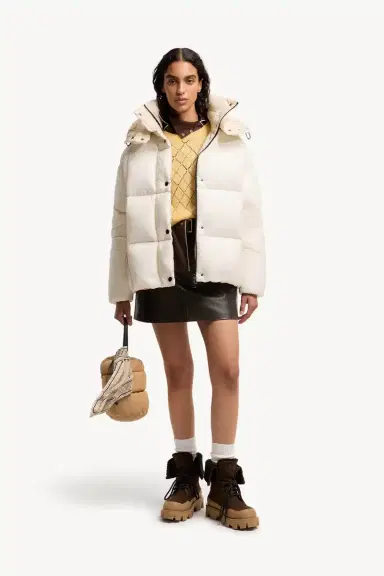 Moncler Parana Hooded Short Down Jacket | Thumbnail 3 Moncler Parana Hooded Short Down Jacket | Thumbnail 3