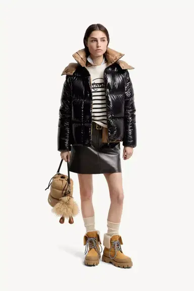 Moncler Parana Hooded Short Down Jacket | Thumbnail 3 Moncler Parana Hooded Short Down Jacket | Thumbnail 3