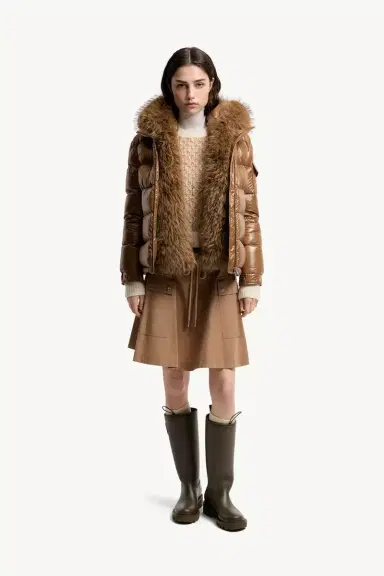 Moncler Hypolais Hooded Short Down Jacket | Thumbnail 3