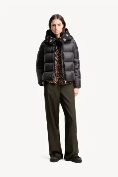 Moncler Feligule Hooded Short Down Jacket | Thumbnail 3 Moncler Feligule Hooded Short Down Jacket | Thumbnail 3