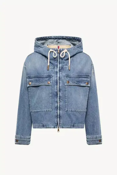 Moncler Ecrevisse 3-in-1 Denim Down Jacket | Thumbnail 2 Moncler Ecrevisse 3-in-1 Denim Down Jacket | Thumbnail 2