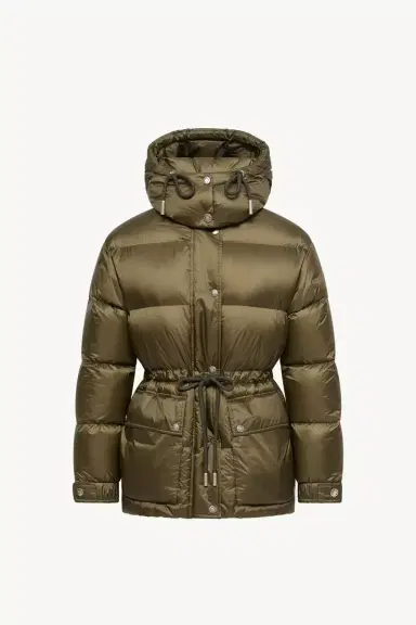 Moncler Sesie Hooded Mid-length Down Jacket | Thumbnail 2