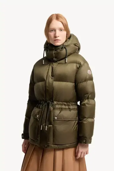 Moncler Sesie Hooded Mid-length Down Jacket | Thumbnail 5