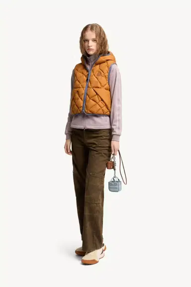 Moncler Armella Hooded Diamond-quilted Down Vest | Thumbnail 3 Moncler Armella Hooded Diamond-quilted Down Vest | Thumbnail 3