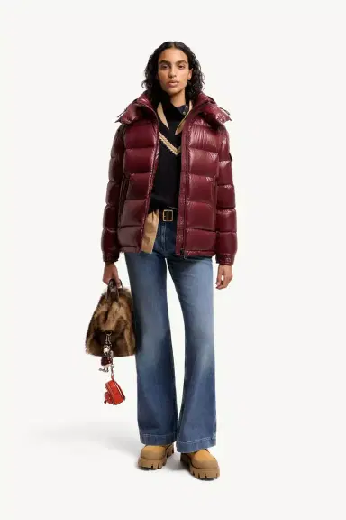 Moncler Maire Hooded Short Down Jacket | Thumbnail 3 Moncler Maire Hooded Short Down Jacket | Thumbnail 3
