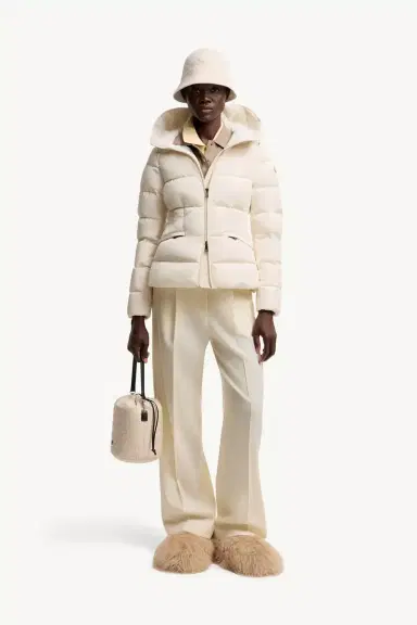 Moncler Avoce Hooded Short Down Jacket | Thumbnail 3