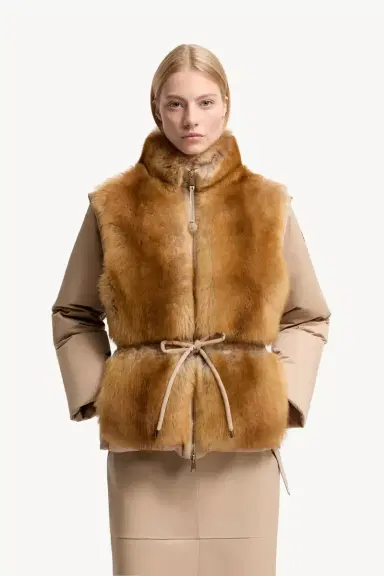 Moncler Blaireau 2-in-1 Shearling Down Jacket | Thumbnail 5 Moncler Blaireau 2-in-1 Shearling Down Jacket | Thumbnail 5