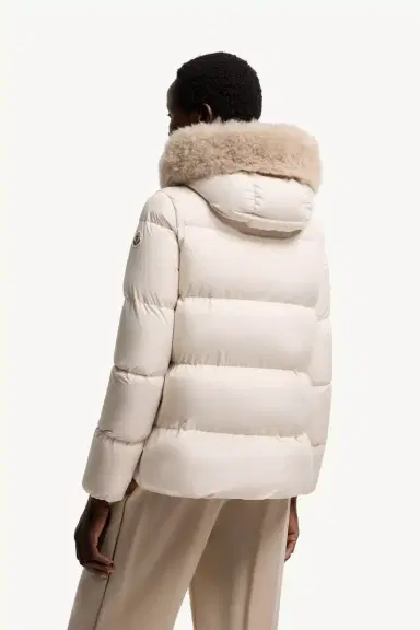 Moncler Laichefur Shearling-trimmed Short Down Jacket | Thumbnail 6 Moncler Laichefur Shearling-trimmed Short Down Jacket | Thumbnail 6