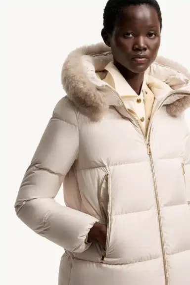 Moncler Laichefur Shearling-trimmed Short Down Jacket | Thumbnail 7 Moncler Laichefur Shearling-trimmed Short Down Jacket | Thumbnail 7