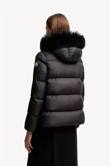 Moncler Laichefur Shearling-trimmed Short Down Jacket | Thumbnail 6 Moncler Laichefur Shearling-trimmed Short Down Jacket | Thumbnail 6