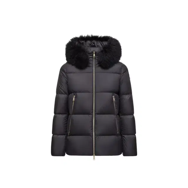 Moncler Laichefur Shearling-trimmed Short Down Jacket