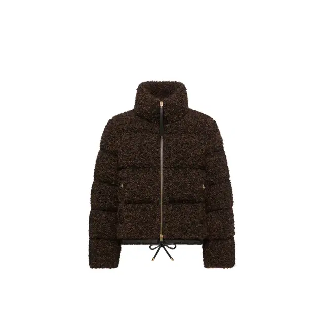 Moncler Trascendance Tweed Short Down Jacket