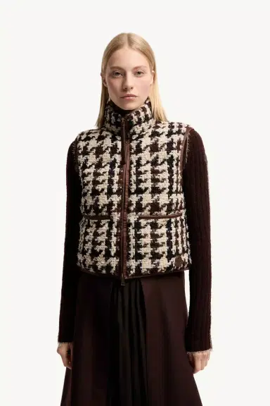 Moncler Emotionnalite Tweed Down Vest | Thumbnail 5 Moncler Emotionnalite Tweed Down Vest | Thumbnail 5