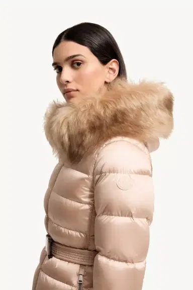 Moncler Cupidones Hooded Shearling-trimmed Short Down Jacket | Thumbnail 4 Moncler Cupidones Hooded Shearling-trimmed Short Down Jacket | Thumbnail 4