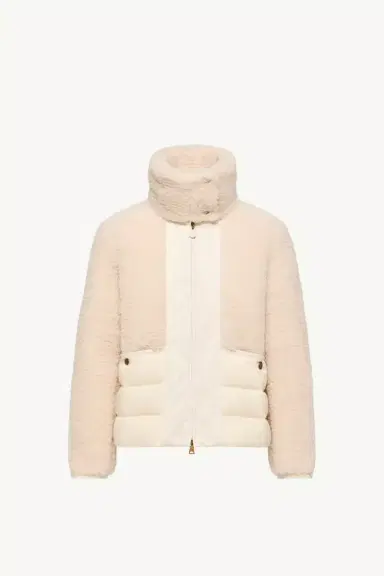 Moncler Glorieux Hooded Teddy Short Down Jacket | Thumbnail 2 Moncler Glorieux Hooded Teddy Short Down Jacket | Thumbnail 2