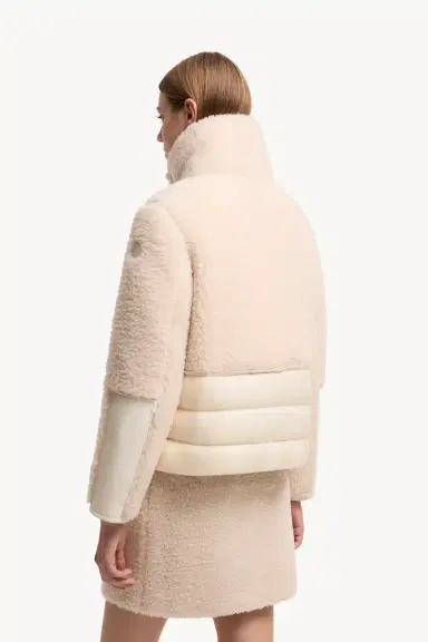 Moncler Glorieux Hooded Teddy Short Down Jacket | Thumbnail 6 Moncler Glorieux Hooded Teddy Short Down Jacket | Thumbnail 6