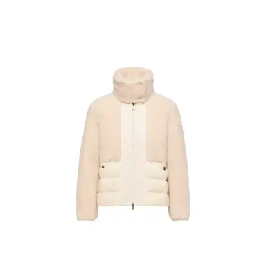 Moncler Glorieux Hooded Teddy Short Down Jacket | Thumbnail 1 Moncler Glorieux Hooded Teddy Short Down Jacket | Thumbnail 1
