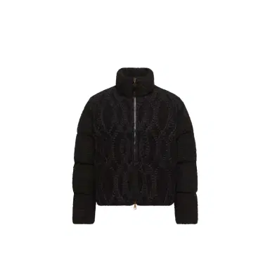 Moncler Nitidule Bouclé Short Down Jacket | Thumbnail 1 Moncler Nitidule Bouclé Short Down Jacket | Thumbnail 1