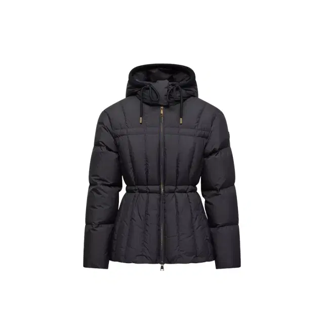 Moncler Estom Vertical-quilted Hooded Short Down Jacket