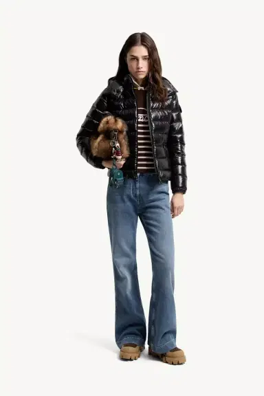 Moncler Bady Hooded Short Down Jacket | Thumbnail 3 Moncler Bady Hooded Short Down Jacket | Thumbnail 3