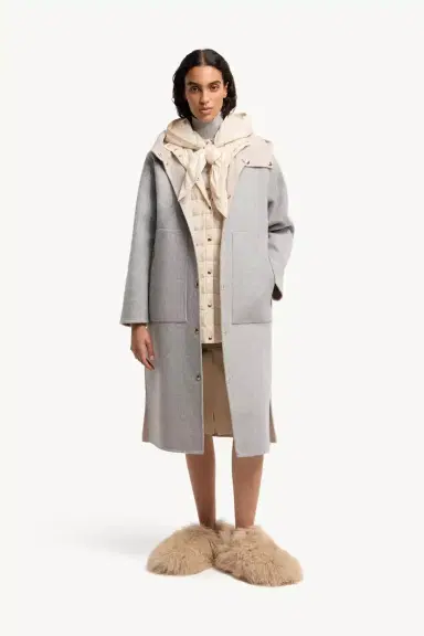 Moncler Anthrene 3-in-1 Wool & Cashmere Blend Hooded Down Jacket | Thumbnail 3 Moncler Anthrene 3-in-1 Wool & Cashmere Blend Hooded Down Jacket | Thumbnail 3
