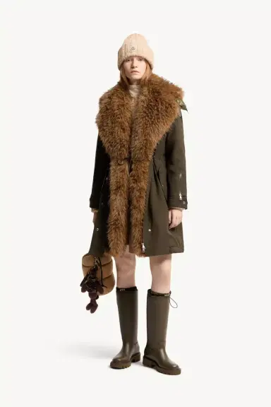 Moncler Halicte Hooded Long Down Parka | Thumbnail 3 Moncler Halicte Hooded Long Down Parka | Thumbnail 3