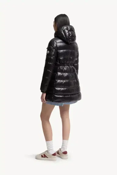 Moncler Courcelles Hooded Mid-length Down Jacket | Thumbnail 6 Moncler Courcelles Hooded Mid-length Down Jacket | Thumbnail 6