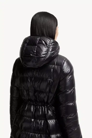 Moncler Courcelles Hooded Mid-length Down Jacket | Thumbnail 7 Moncler Courcelles Hooded Mid-length Down Jacket | Thumbnail 7