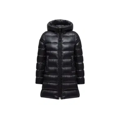 Moncler Suyenne Hooded Mid-length Down Jacket | Thumbnail 1 Moncler Suyenne Hooded Mid-length Down Jacket | Thumbnail 1