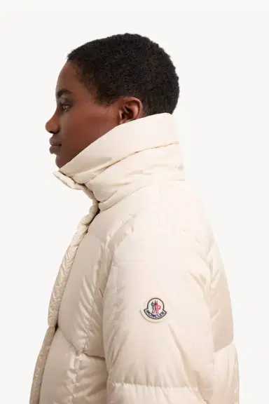 Moncler Litte Square-quilted Hooded Long Down Jacket | Thumbnail 4 Moncler Litte Square-quilted Hooded Long Down Jacket | Thumbnail 4