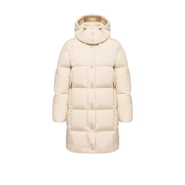 Moncler Litte Square-quilted Hooded Long Down Jacket