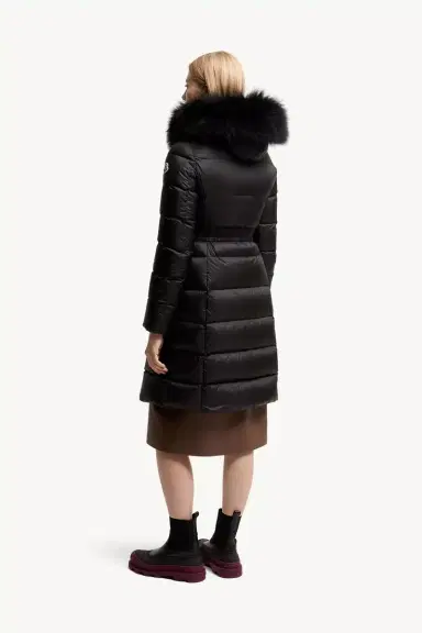 Moncler Boedic Hooded Shearling-trimmed Long Down Jacket | Thumbnail 6 Moncler Boedic Hooded Shearling-trimmed Long Down Jacket | Thumbnail 6